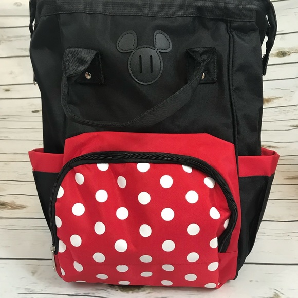 Minnie Mouse Large Capacity Backpack Diaper Bag - Picture 11 of 16